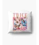 Twice Throw Pillow Signature — Pink Retro Ver.