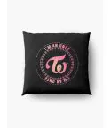 Twice Plush Pillow LOGO ART — Pink Deluxe Ver.