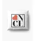 Twice K pop Pillow ONCE — White Retro Ver.