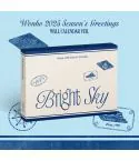 البوم اصلي WONHO 2025 Seasons Greetings Bright Sky WALL CALENDAR Ver