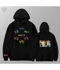 هودي سحاب Enhypen — إصدار "Enhypen" — Enhypen Black Hoodie