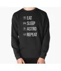 سويتشرت كيبوب Astro — إصدار "EAT SLEEP ASTRO REPEAT" — Astro Limited Edition