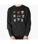 سويتشرت ياقة مستديرة Bt21 — إصدار "BT21" — Bt21 Limited Edition
