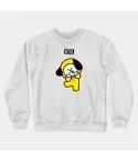 Bt21 Crewneck Sweatshirt — Purple Casual Ver.