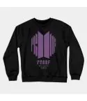 Bts Crewneck Sweatshirt — Black Retro Edition
