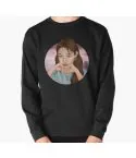 Chung Ha Oversized Sweatshirt Illustration Artwork — Purple Casual Ver.