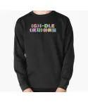 G-idle Crewneck Sweatshirt I-DLE — Black Stylish Ver.