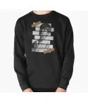 Ikon Crewneck Sweatshirt Jung Chanwoo Chan — Silver Retro Ver.