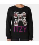 Itzy K pop Sweatshirt — Black Stylish Ver.