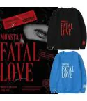 Monsta X Oversized Sweatshirt FATAL LOVE — White Exclusive Ver.