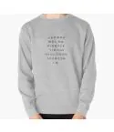Monsta X Crewneck Sweatshirt Members Names — Silver Exclusive Ver.