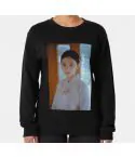 Newjeans K pop Sweatshirt Haerin — Silver Premium Ver.