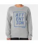 Newjeans Crewneck Sweatshirt ATTENTION — White Collectible Ver.