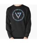 Seventeen K pop Sweatshirt Signature — Blue Edition