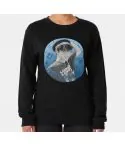 Treasure Oversized Sweatshirt Kim Doyoung Artwork — Purple Casual Ver.