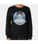 Treasure Crewneck Sweatshirt Kim Junkyu Artwork — Beige Casual Ver.
