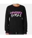 Black Pink Oversized Sweatshirt BLACKPINK — Navy Retro Ver.