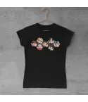 Black Pink Graphic Tee Signature — Blue Limited Ver.