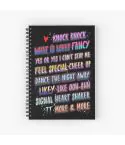 دفتر ملاحظات Twice — إصدار "Title" • ورق مربعات — Twice Limited Edition