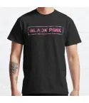 Black Pink Oversized Tee Blackpink — Green Retro Ver.