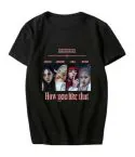 Black Pink Unisex Tee How — Pink Retro Ver.