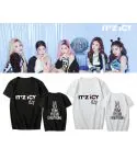 Itzy T shirt IT'Z ICY — Pink Classic Ver.