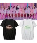 Iz*one K pop T shirt IZONE — White Retro Ver.