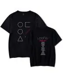 Loona K pop T shirt All Members Name — Green Classic Ver.