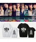 Sf9 Unisex Tee — Beige Retro Ver.