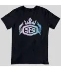 Sf9 Oversized Tee — Black Retro Ver.