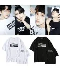 Stray Kids K pop T shirt Signature — Pink Exclusive Ver.