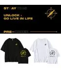 تيشيرت يونيسكس Stray Kids — إصدار "UNLOCK" — Stray Kids Oversized Ver.
