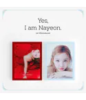 Official Photobook NAYEON Yes I am Nayeon Burgundy Ver Photobook