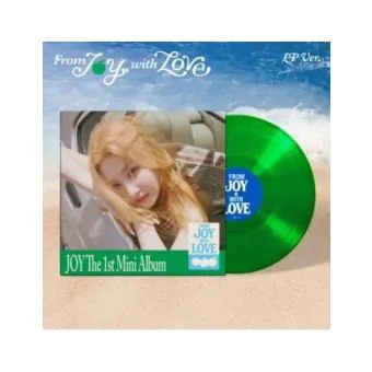 محتويات ألبوم JOY From JOY with Love إصدار LP تشمل القرص والدفتر والصور