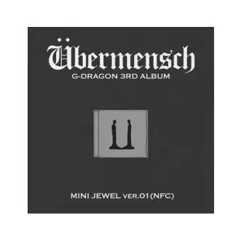 Official Album GDRAGON 3rd Album Übermensch MINI JEWEL Ver1 NFC