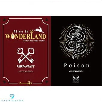 البوم اصلي النسخة العشوائية PINK FANTASY 1st EP Alice in Wonderland