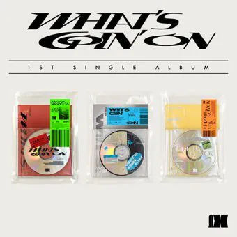 Official Album OMEGA X 1st Single Album WHATS GOIN ON Random Ver