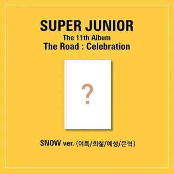 Official SUPER JUNIOR The 11th Vol2 The Road Celebration SNOW ver