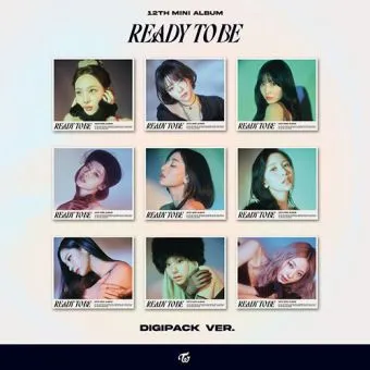 البوم اصلي النسخة العشوائية TWICE 12TH READY TO BE Digipack Ver