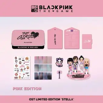 Official Product BLACKPINK THE GAME THE GIRLS Stella ver LIMITED PINK VER