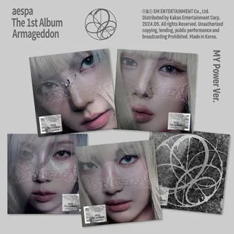 Official Album aespa The 1st Album Armageddon MY Power Ver Random Ver