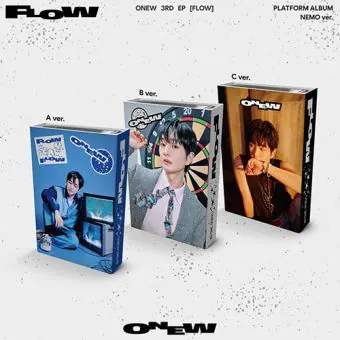 Official Album ONEW 3rd Mini Album FLOW Random Ver NEMO Smart Album