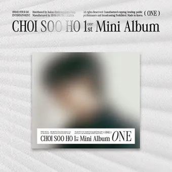 Official Album Choi Soo Ho 1st Mini Album ONE Digipack Ver