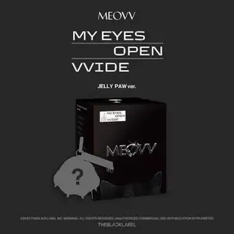 Official Album MEOVV 1st EP ALBUM MY EYES OPEN VVIDE JELLY PAW ver