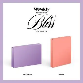 Official Album Weeekly 6th Mini Album Bliss Platform Ver random ver