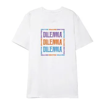 Enhypen K pop T shirt DILEMMA — Purple Collectible Ver.
