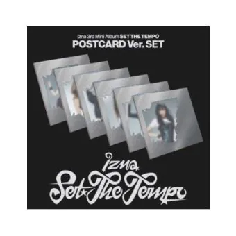 ألبوم izna 3rd Mini Album SET THE TEMPO النسخة الكاملة POSTCARD 6CD