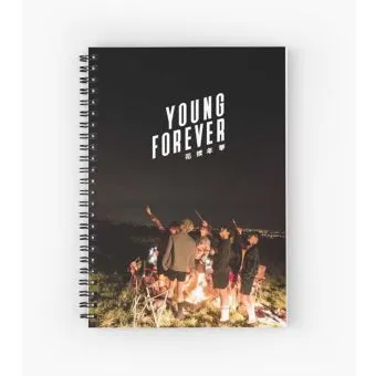 Bts Spiral Notebook — White Exclusive Ver.