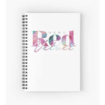 Red Velvet K pop Notebook Signature — Red Casual Ver.