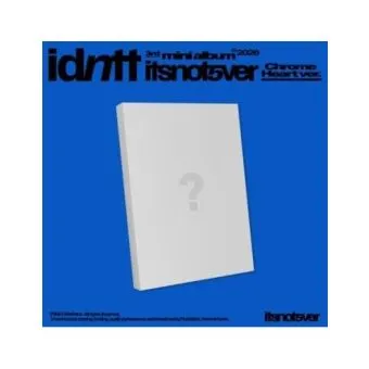 idntt 3rd Mini Album itsnotover Chrome Heart Ver CD